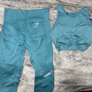 Bra is medium leggings are small